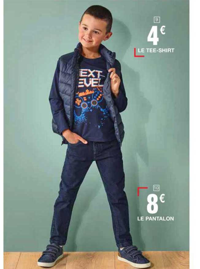 le tee-shirt, le pantalon