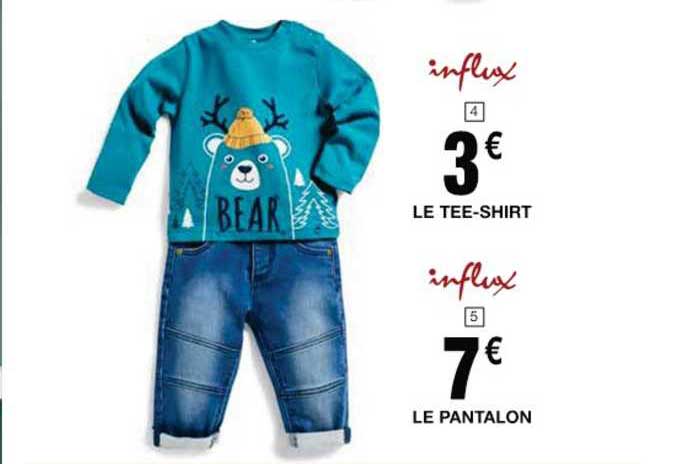 le tee-shirt influx, le pantalon