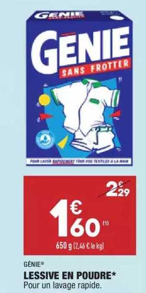 Lessive En Poudre Génie