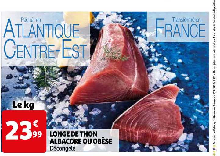 Longe De Thon Albacore Ou Obèse
