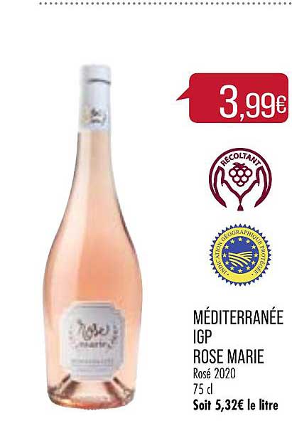 Méditerranée Igp Rose Marie