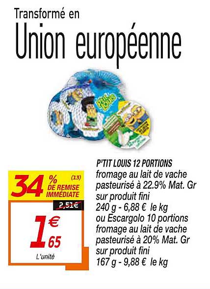 p'tit louis 12 portions