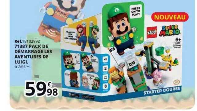 pack de démarrage les aventures de luigi
