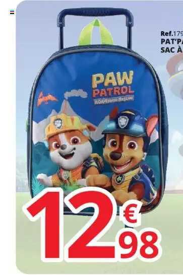pat'patrouille sac à dos trolley