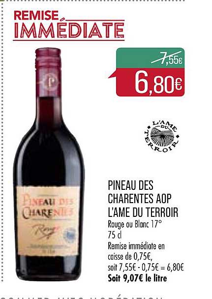 pineau des charentes aop l'âme du terroir