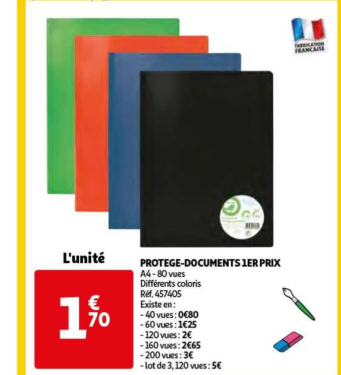 protège-documents 1er prix