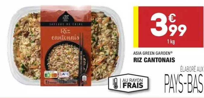 riz cantonais asia green garden