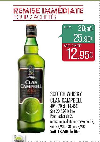 scotch whisky clan campbell