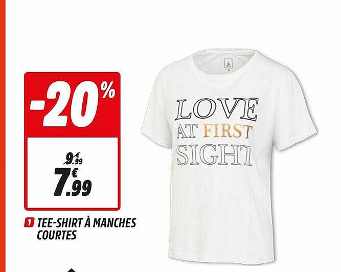 tee-shirt à manches courtes