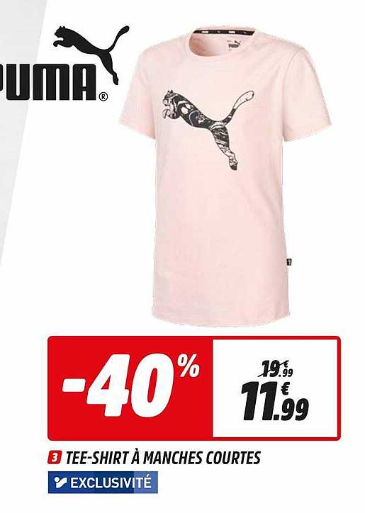 Tee-shirt à Manches Courtes Puma