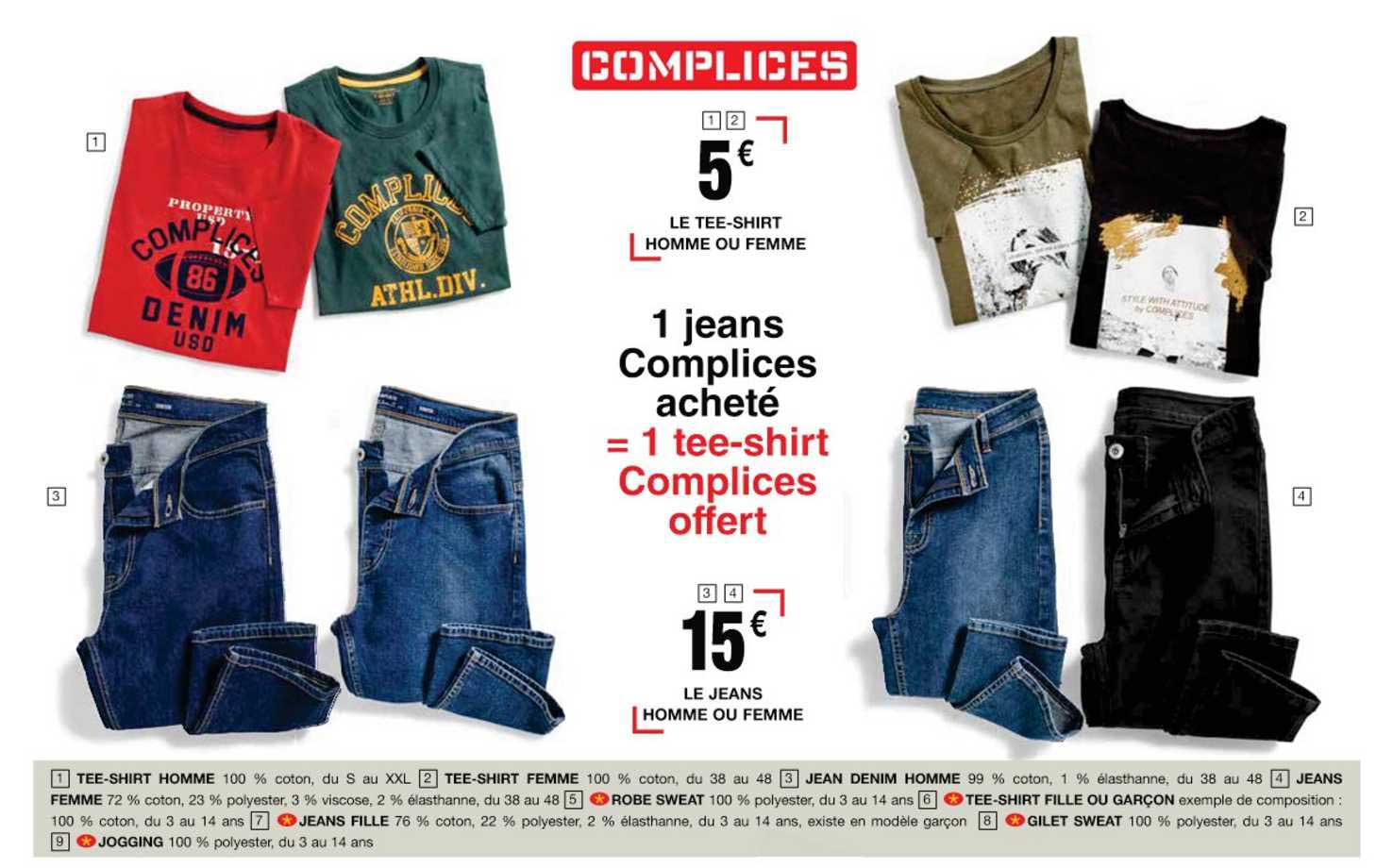 tee-shirt homme, tee-shirt femme, jean denim homme, jeans femme, robe sweat, tee-shirt fille ou garçon, jeans fille, gilet sweat, jogging