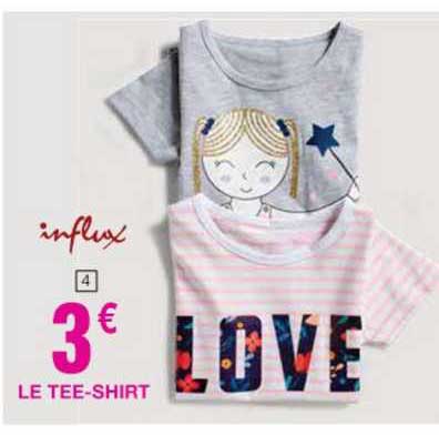 tee-shirt influx