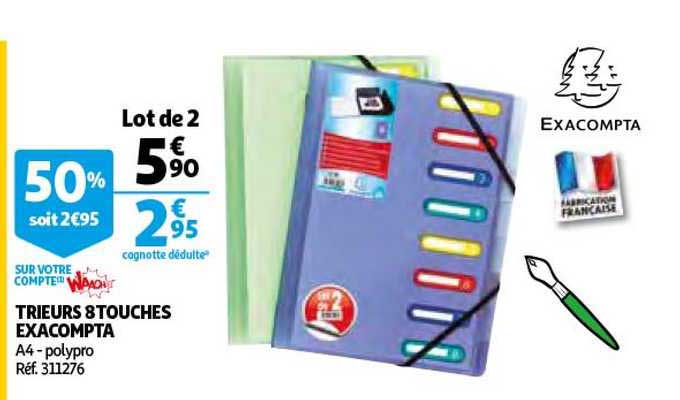 trieurs 8 touches exacompta