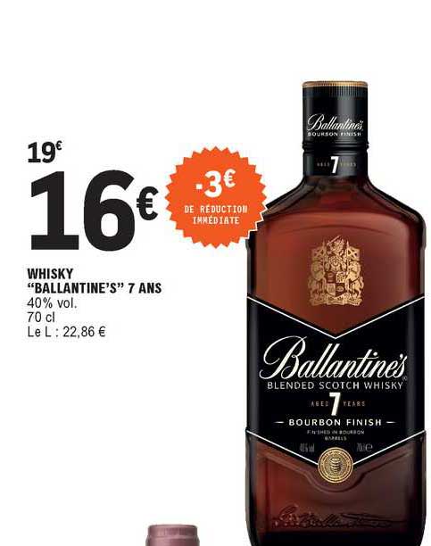 whisky "ballantine's" 7 ans