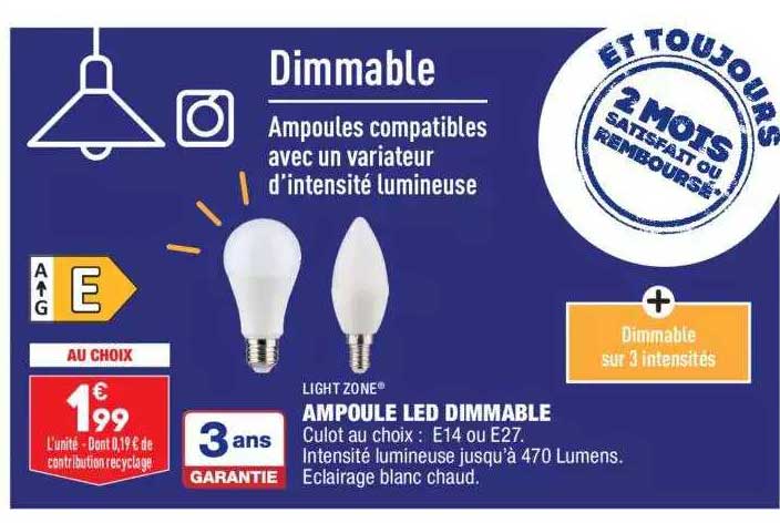 Ampoule Led Dimmable
