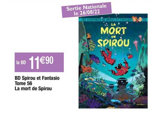 bd spirou et fantasio tome 56 la mort de spirou