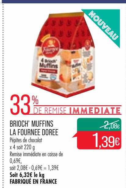 brioch'muffins la fournée dorée