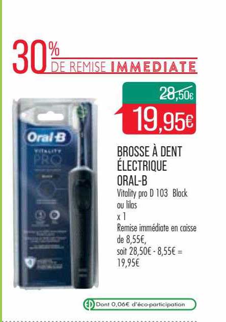 brosse à dent électrique oral-b