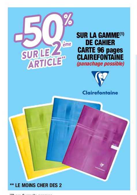 Carte 96 Pages Calirefontaine
