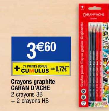 crayons graphite caran d'ache
