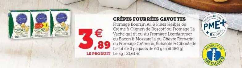 Crêpes Fourrées Gavottes