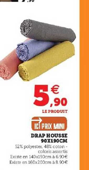 Drap Housse 90 X 190 Cm