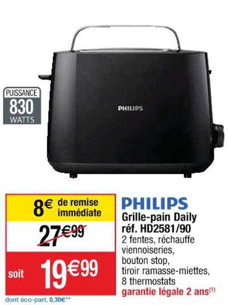 grille-pain daily philips