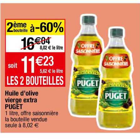 Huile D'olive Vierge Extra Puget