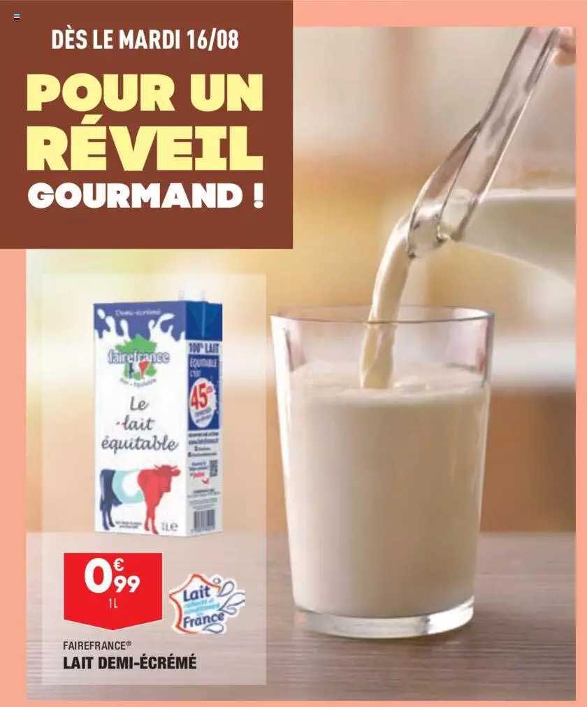 lait demi-écrémé