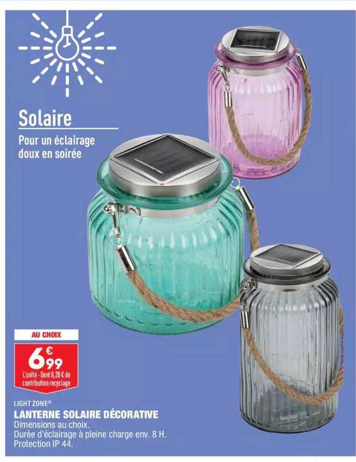 lanterne solaire décorative