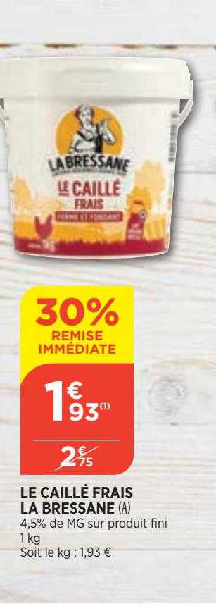 le caillé frais la bressane