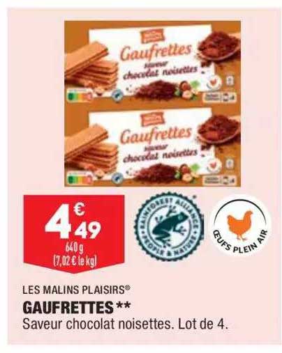 les malins plaisirs gaufrettes