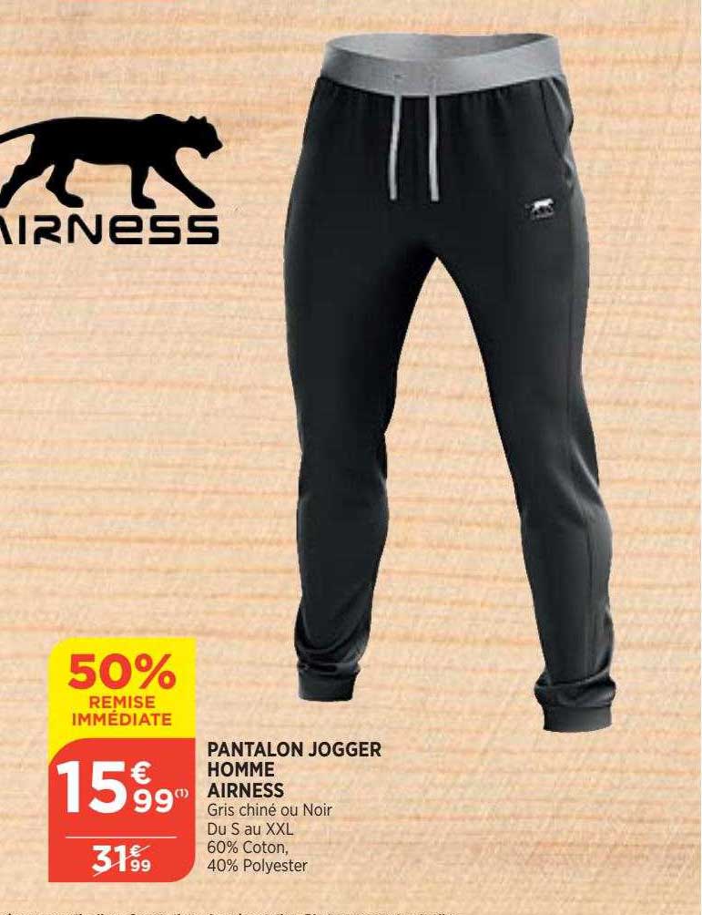 pantalon jogger homme airness