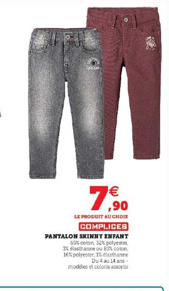Pantalon Skinny Enfant Complices