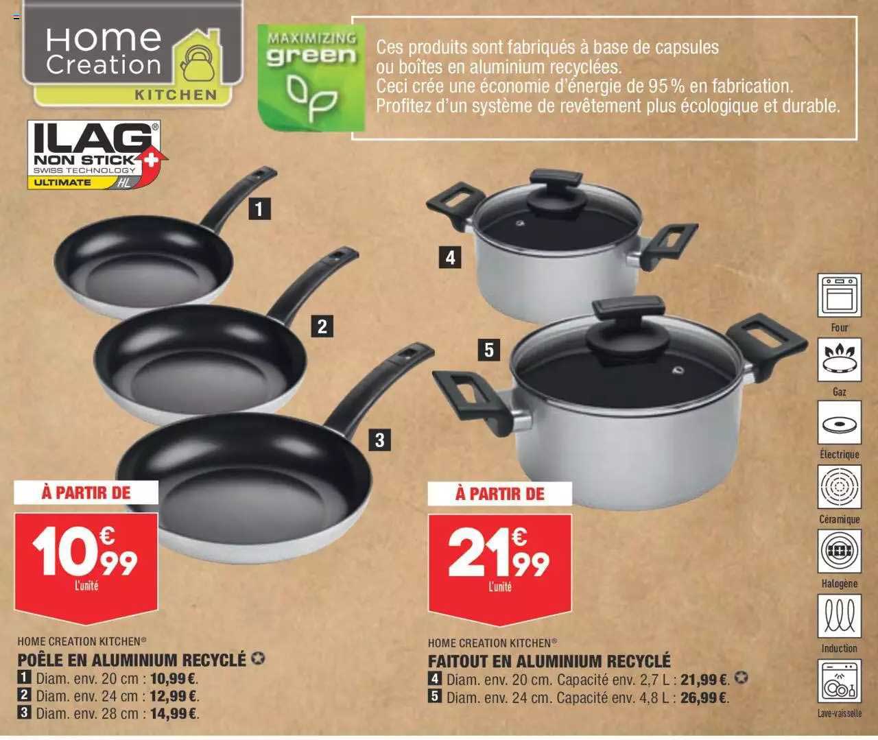 Poêle En Aluminium Recyclé Faitout Enn Aluminium Recyclé