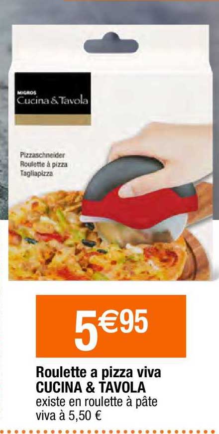 roulette à pizza viva cucina & tavola