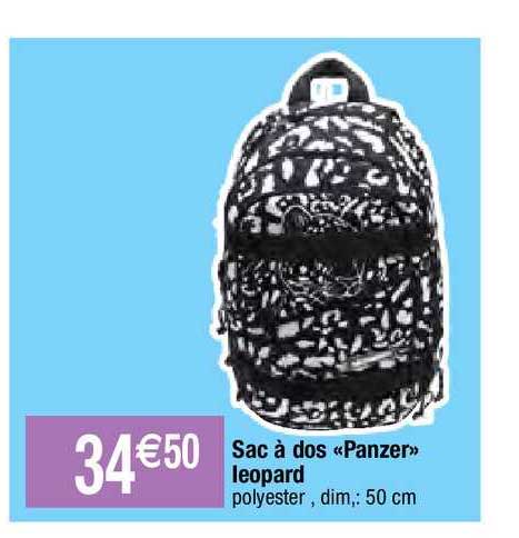 sac à dos «panzer » leopard