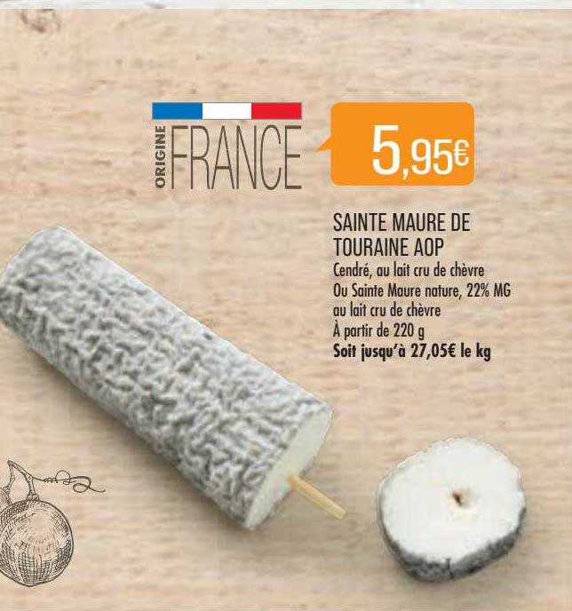 sainte maure de touraine aop