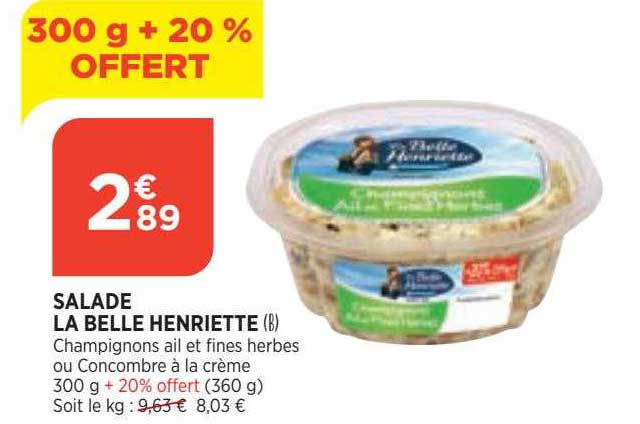 salade la belle henriette