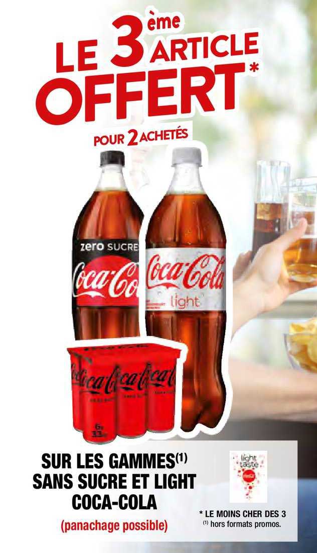 sans sucre et light coca-cola