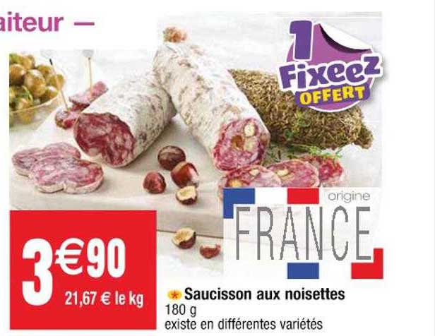 Saucisson Aux Noisettes