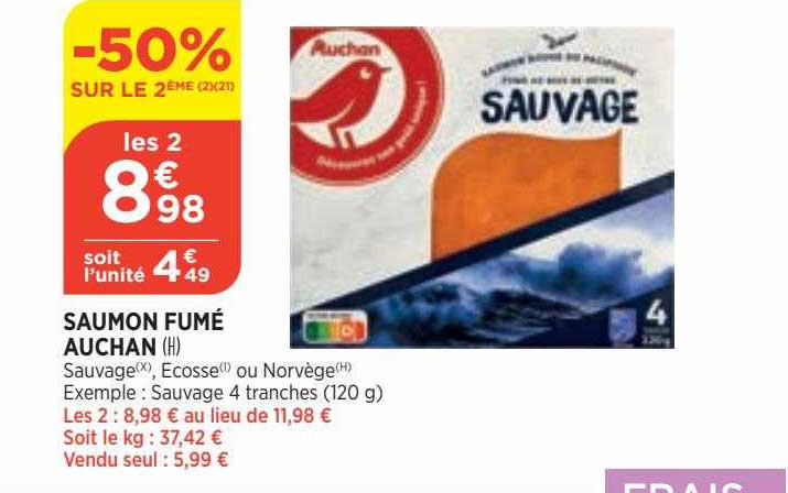 Saumon Fumé Auchan