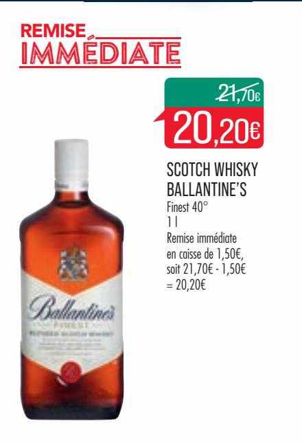 scoth whisky ballantine's