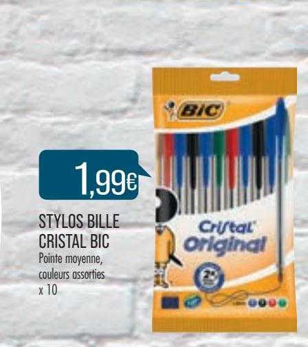 Stylos Bille Cristal Bic