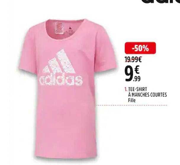 tee-shirt à manches courtes fille