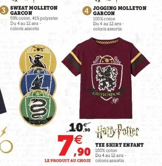 tee-shirt enfant harry potter