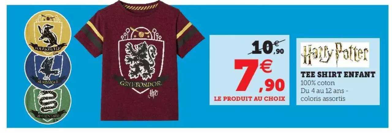 tee-shirt enfant harry potter