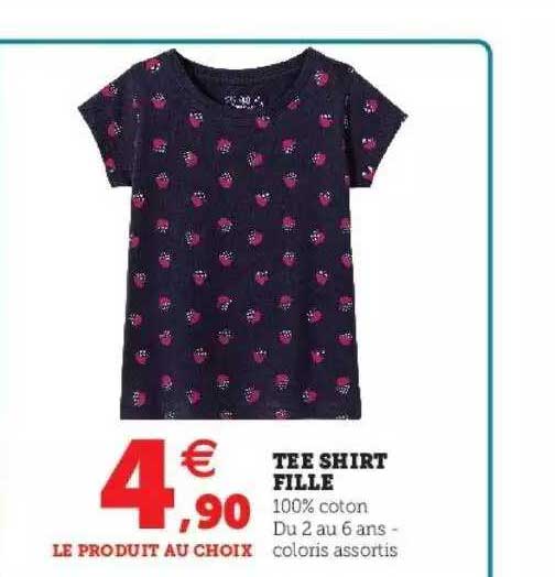 tee-shirt fille