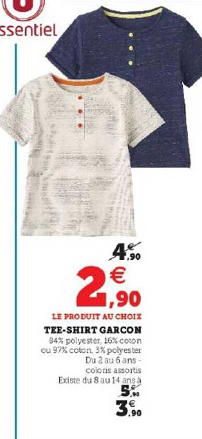 tee-shirt garçon u essentiel