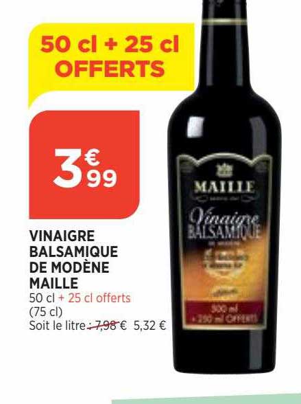 Vinaigre Balsamique De Modène Maille